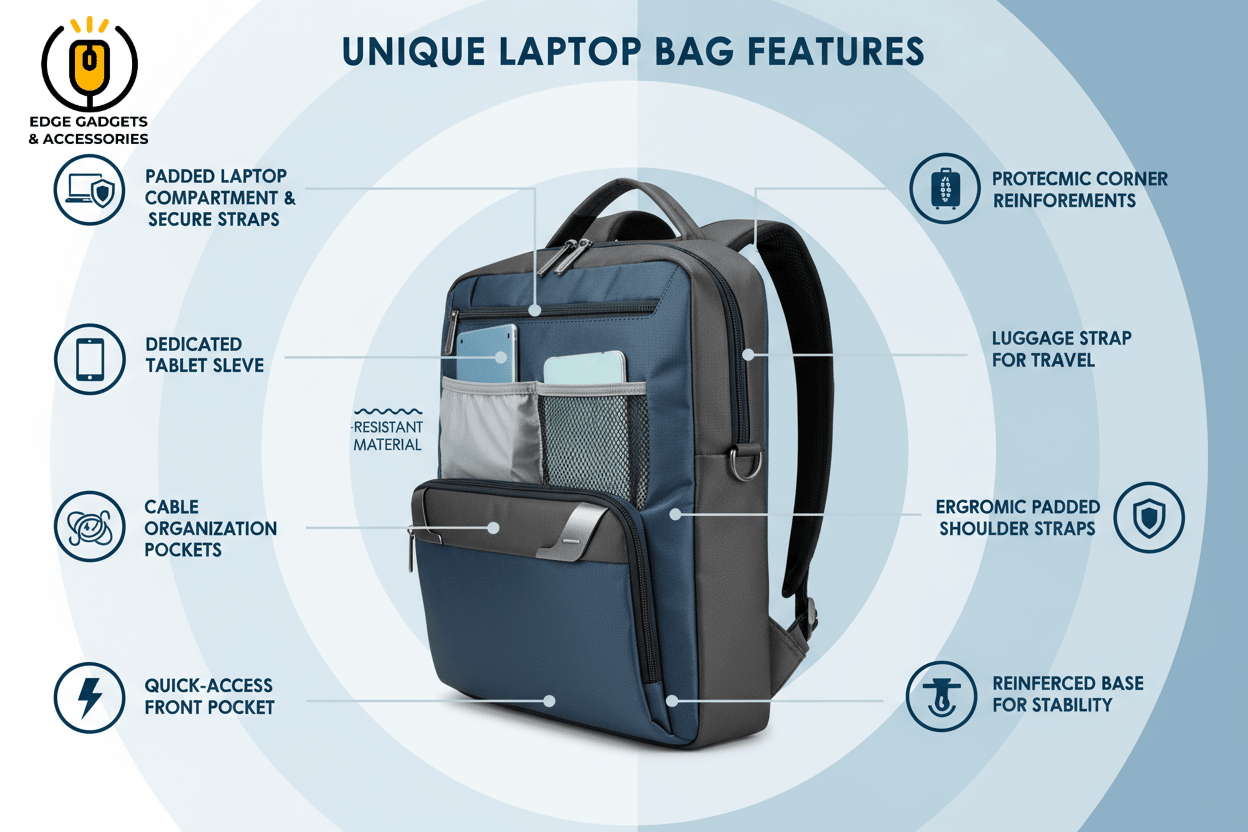 Why Laptop Bags Are Different: Unique Features You Won't Find in Regular Backpacks - Edge Gadgets and Accessories