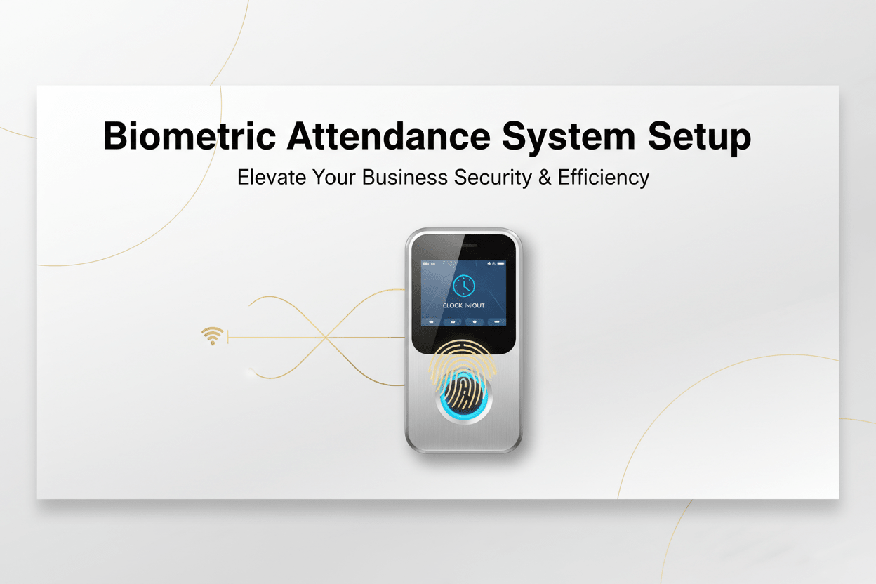 Biometric Attendance System Setup Service - Edge Gadgets and Accessories