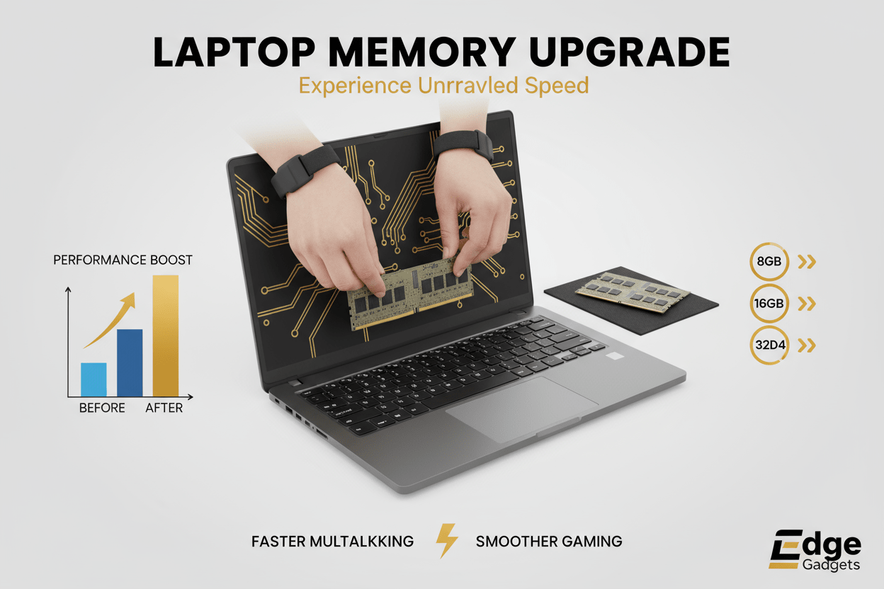 Laptop RAM Upgrade Service - Edge Gadgets and Accessories